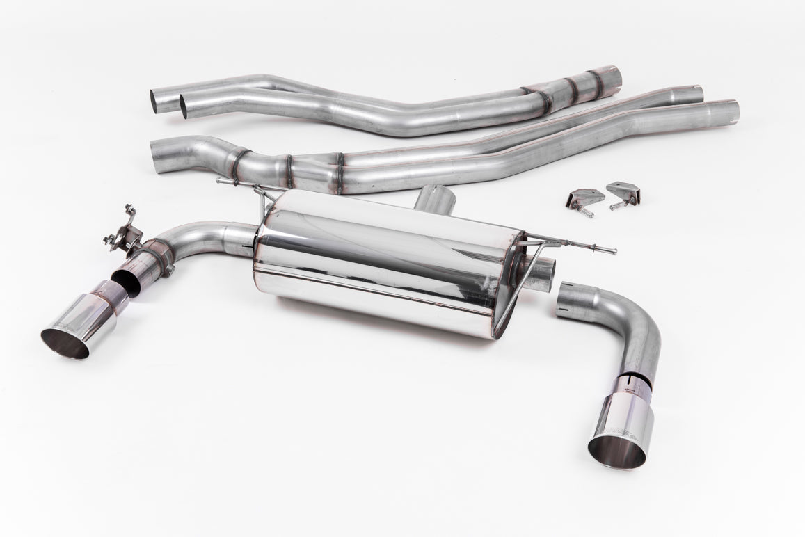 Milltek Non-Resonated Cat Back Race Exhaust System for BMW M240i F22 LCI | Non OPF & Non xDrive