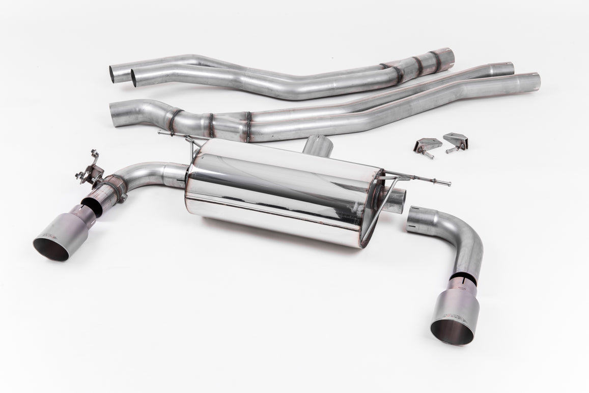 Milltek Non-Resonated Cat Back Race Exhaust System for BMW M240i F22 LCI | Non OPF & Non xDrive