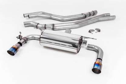 Milltek Non-Resonated Cat Back Race Exhaust System for BMW M240i F22 LCI | Non OPF & Non xDrive