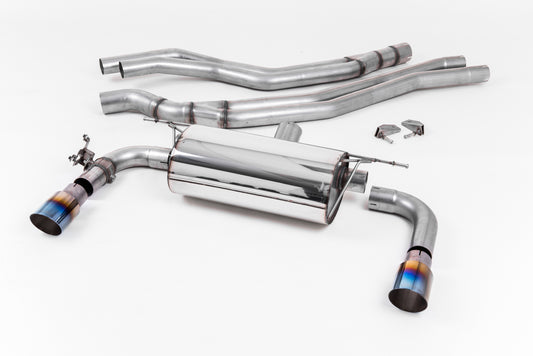 Milltek Non-Resonated Cat Back Race Exhaust System for BMW M240i F22 LCI | Non OPF & Non xDrive