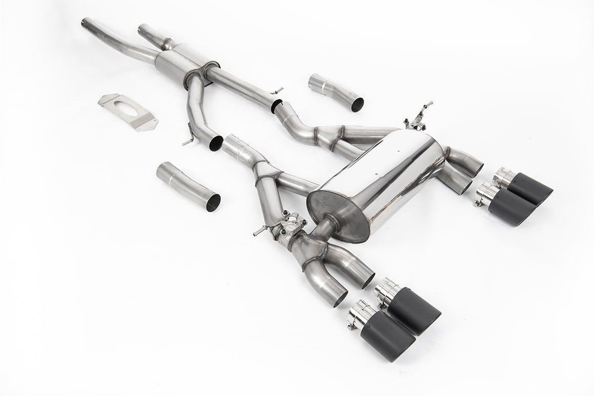 Milltek OPF/GPF Back Race Exhaust System for BMW F80 M3 - OPF/GPF Models