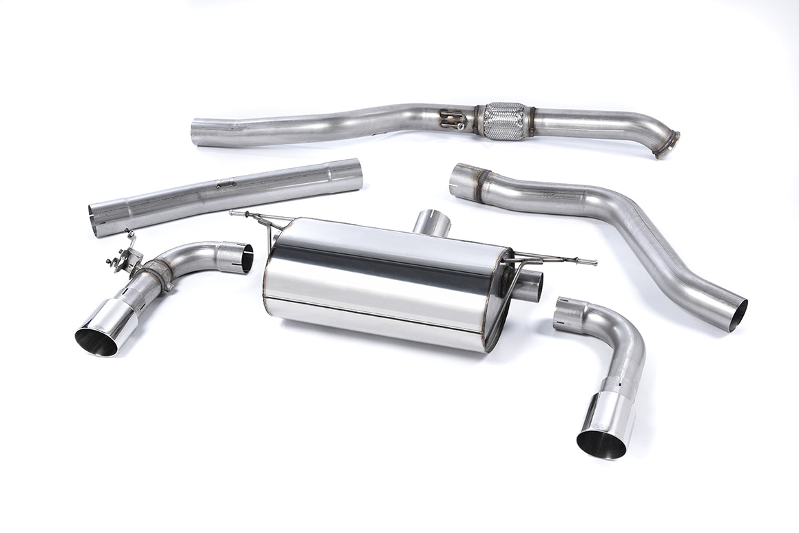 Milltek Non-Resonated Cat Back Race Exhaust System for BMW M235i F22 | Non xDrive