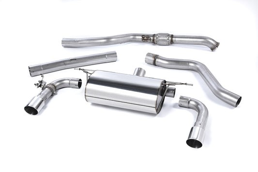 Milltek Non-Resonated Cat Back Race Exhaust System for BMW M235i F22 | Non xDrive