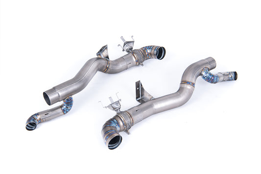 Milltek Rear Silencer Delete Titanium Exhaust System for Porsche 911 (992.1) Carrera S (3.0L T), GTS & Dakar OPF Models