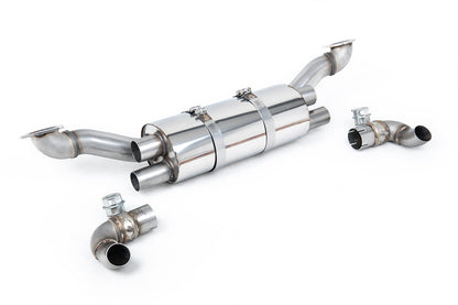 Milltek Rear Silencer Exhaust System for Porsche 911 (991.1) Carrera 2s & 4s (3.8L)
