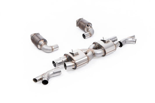 Milltek Full Resonated Exhaust System with High Flow Sports Cats for Porsche 911 (991.2) Turbo S