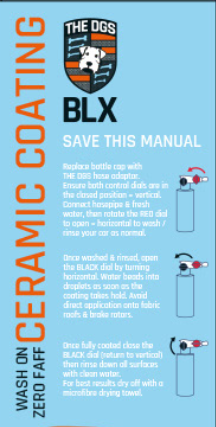 The DGS BLX Ceramic Coating Spray Kit - Refill 500ml