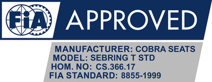 Cobra Ultralite Pro-Fit Motorsport Seat - FIA Approved