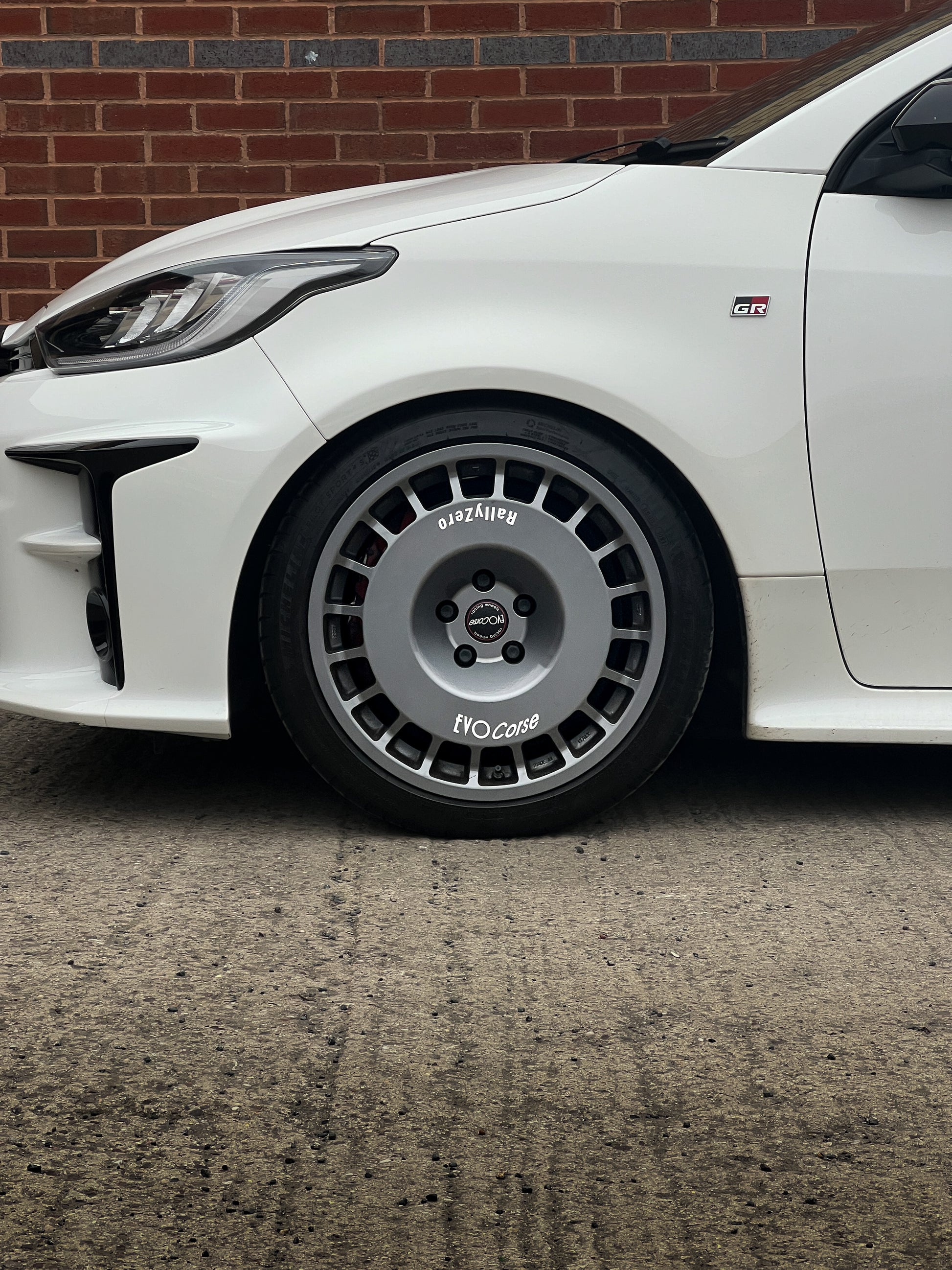 Toyota GR Yaris EvoCorze RallyZero Rally Zero Wheels Alloys Anthracite Silver Evo Corse 18 inch 8j 8.5j 9j 114.3 