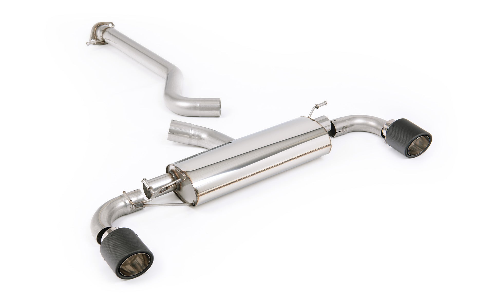 Milltek Sport Toyota GR Yaris Gen 2 Non-Resonated OPF/GPF Back with Carbon Trims SSXTY209