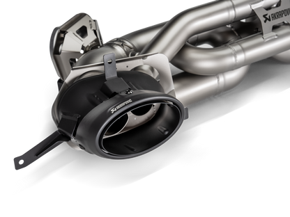 Akrapovic titanium tailpipes for Porsche 911 Carrera 992.2