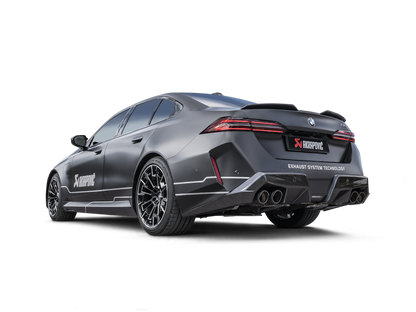 Akrapovic carbon diffuser fitted to BMW M5 G99 Touring
