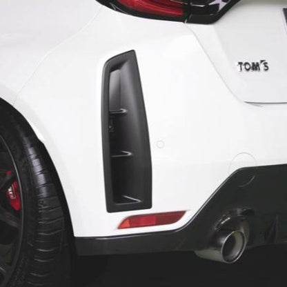 TOM'S Racing GR Yaris Rear Bumper Ducts Flat Black