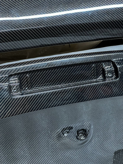 Carbon Fibre Adjustable Blade Varis Style Rear Wing - Toyota GR Yaris