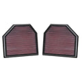 K&N 33-2488 High-Flow Air Filter (Pair) — BMW M2 (F87), M3 (F80), M4 (F82/F83)