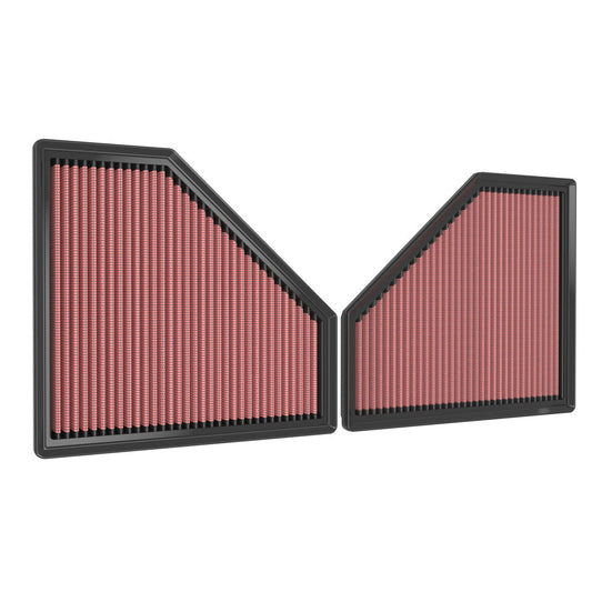 K&N 33-3171 High-Flow Air Filter (Pair) — BMW M2 (G87), M3 (G80), M4 (G82/G83)