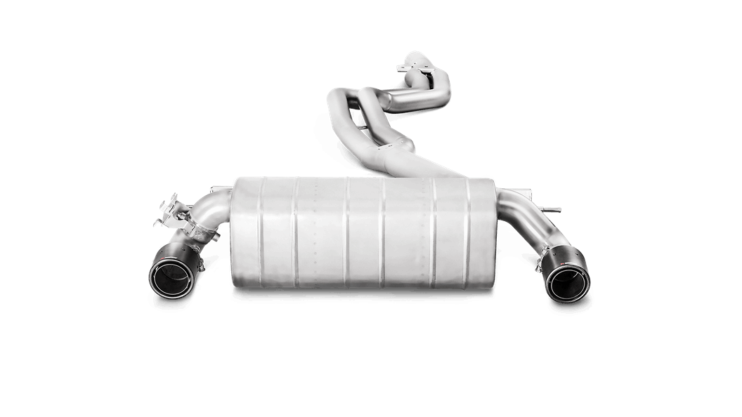Stainless steel Akrapovič exhaust for BMW M140i, non-OPF