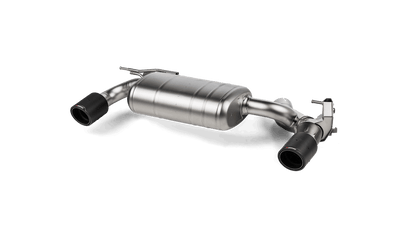 Titanium Akrapovič exhaust system with carbon fibre tips for BMW M140i F20 F21