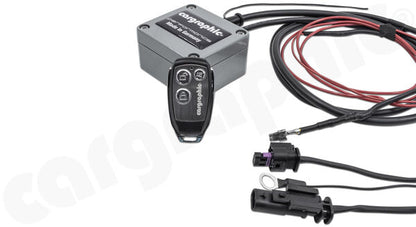 A Cargraphic control module with wiring & a remote controller